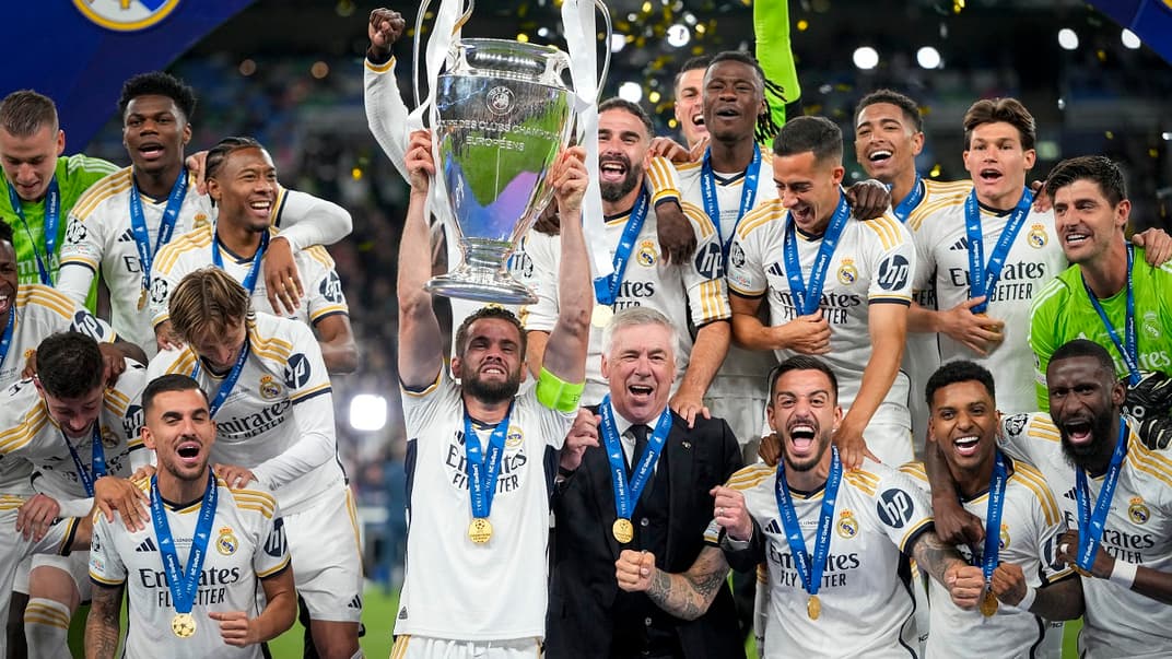 Гравці «Реал Мадрид» святкують перемогу у фіналі Ліги чемпіонів, 1 червня 2024 року