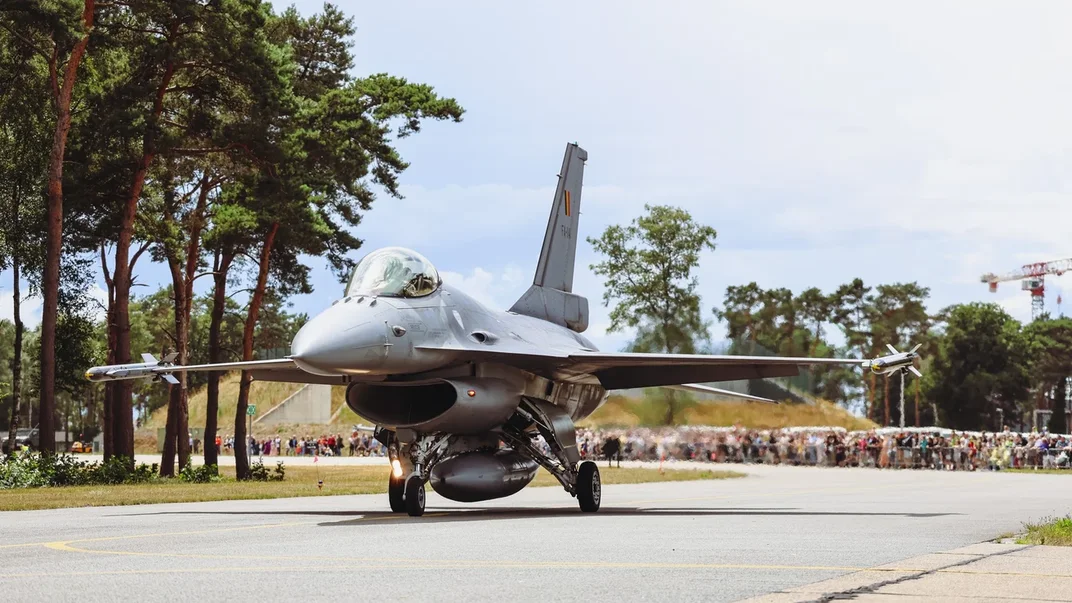 Ілюстративне фото. Бельгійський військовий літак на авіабазі Кляйне-Брогель
