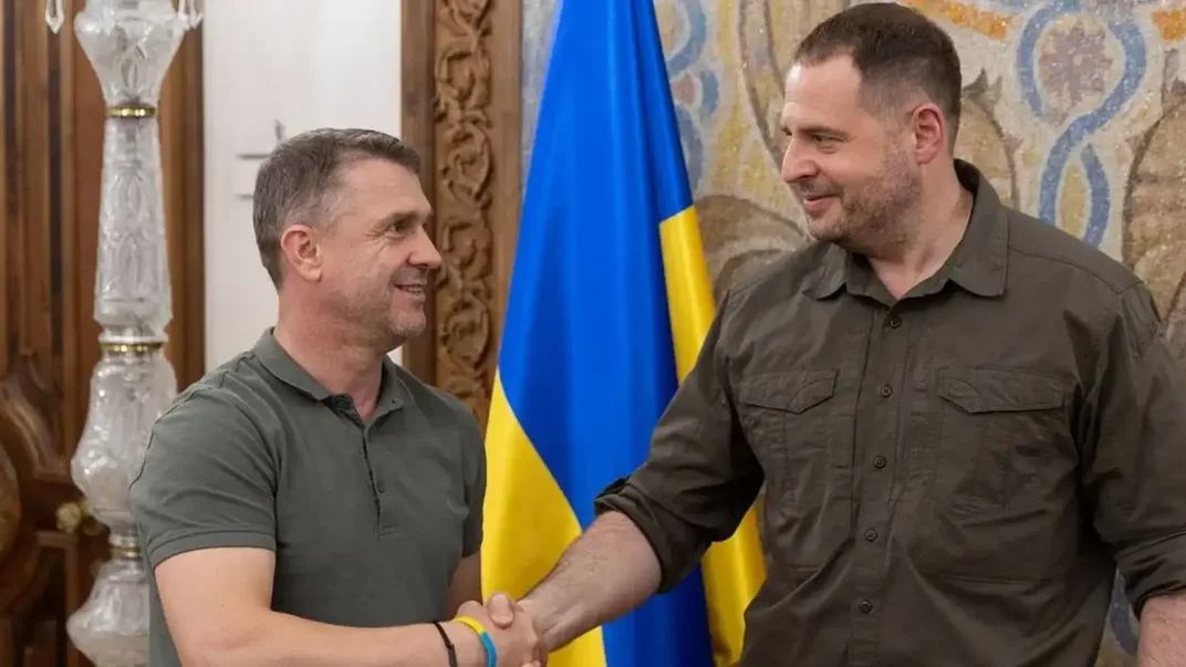 Сергій Ребров та Андрій Єрмак