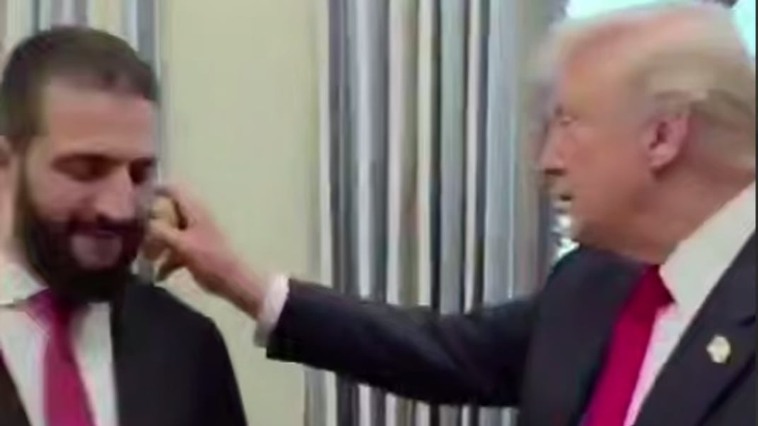 Президент США Дональд Трамп та президент Сирії Ахмед Хусейн аш-Шараа