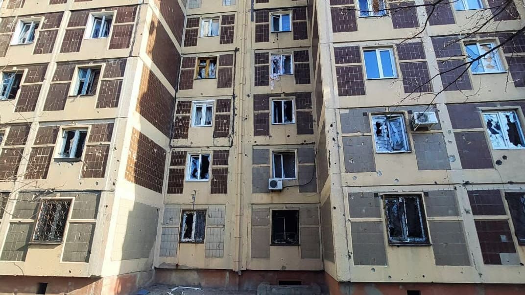 Наслідки російських ударів на Донеччині