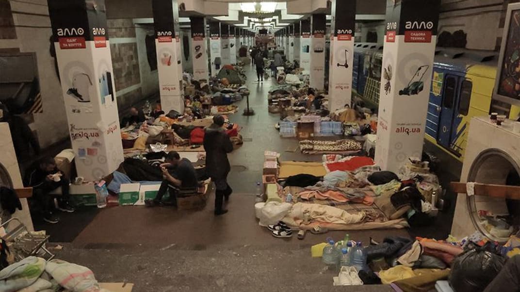 Харьковская станция метро «Героев Труда», где живут люди из северной Салтовки и окрестных районов