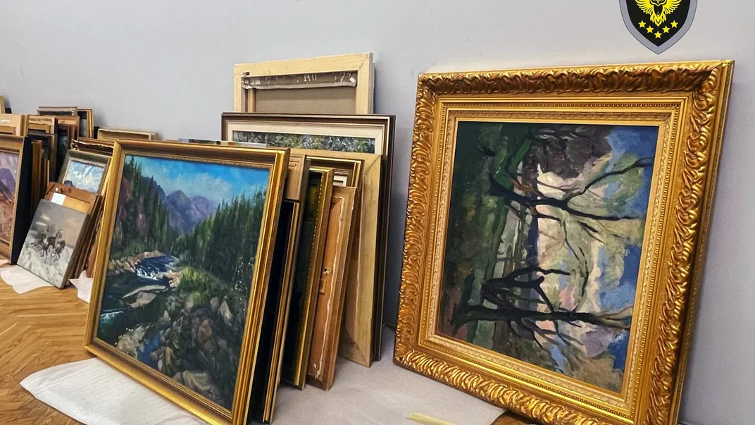 Арештовані картини, що належали Віктору Медведчуку