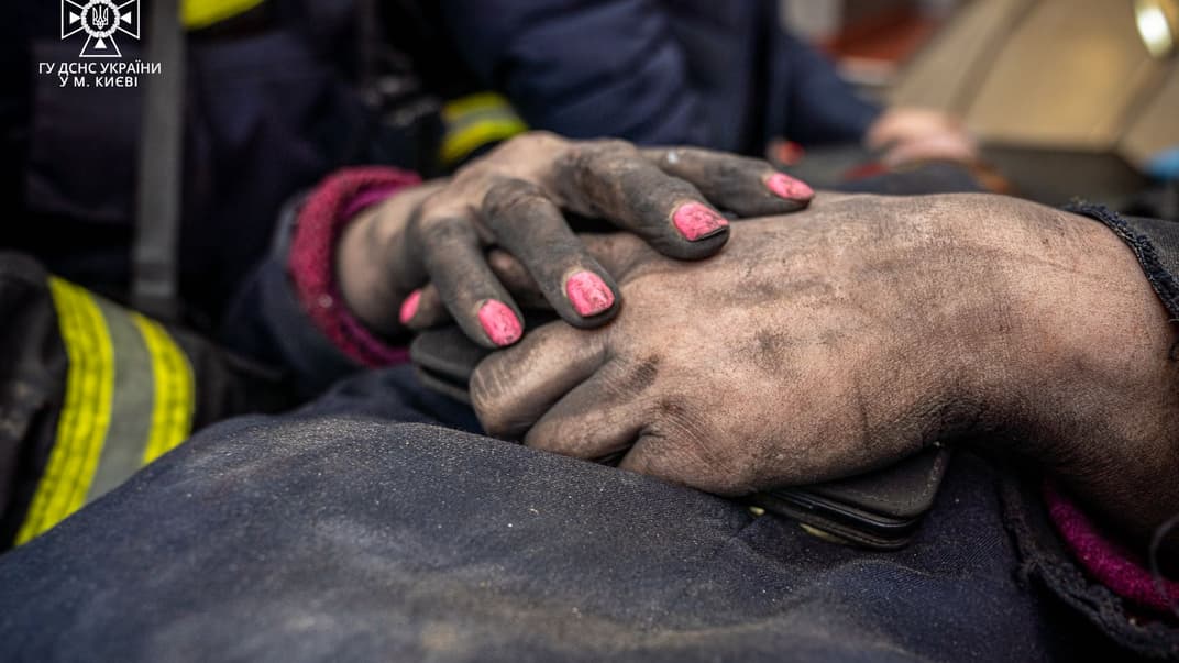 Последствия российских обстрелов в Киеве, 29 декабря 2023 года