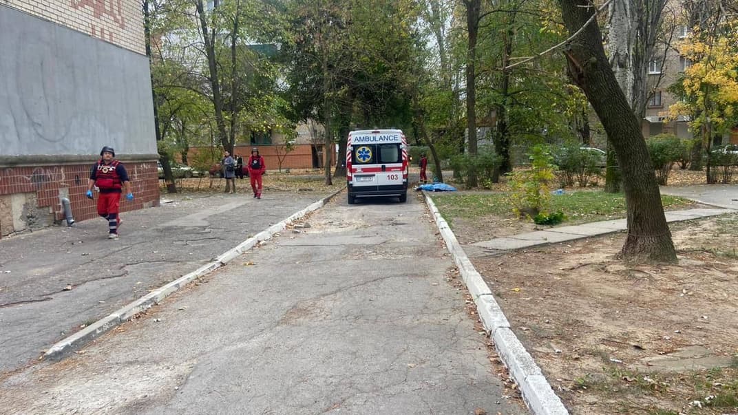 Херсон після російської атаки, 1 листопада 2023 року