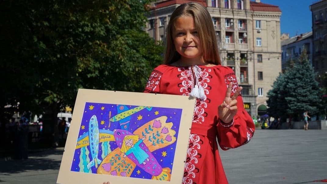 Картина 11-річної волинянки Софії Кравчук «Українська мрія»