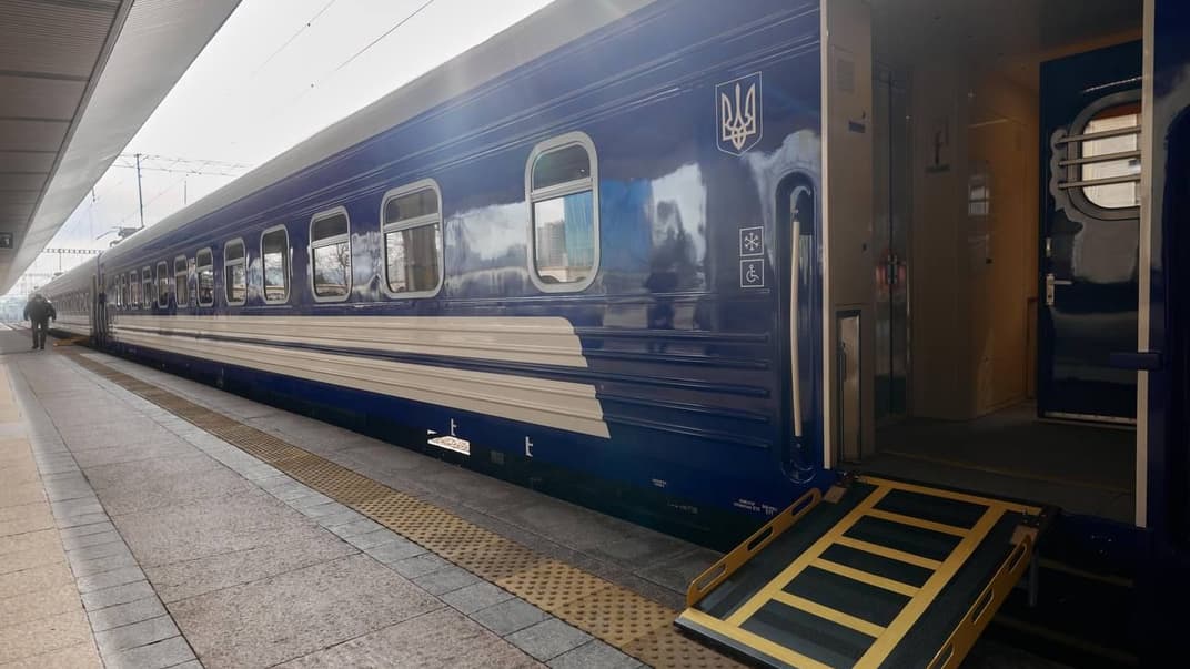 Новый вагон «Укрзализныци» для людей с инвалидностью, март 2023 года. Иллюстративное фото