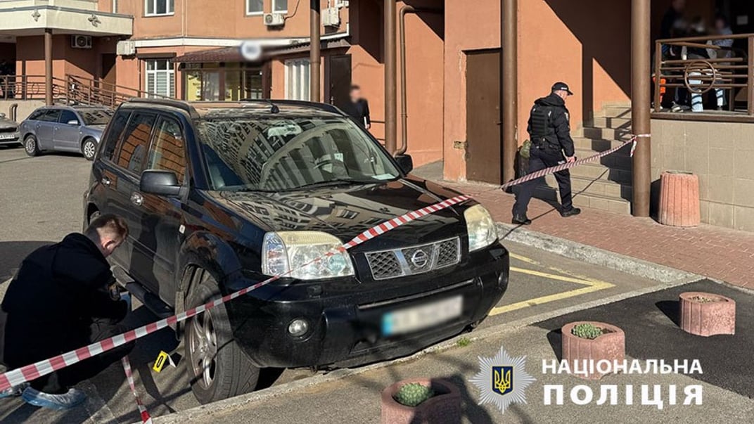 Поліція на місці стрілянини у Києві, 26 березня 2025 року