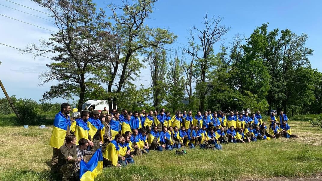 Освобождены из плена украинские защитники
