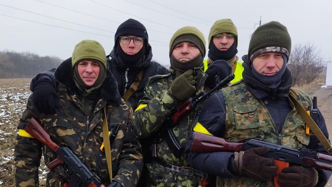 Слева направо: Богдан Брич, Анатолий Кушнирук, Владислав Ермоленко, Заур Гордиенко, Игорь Музычка