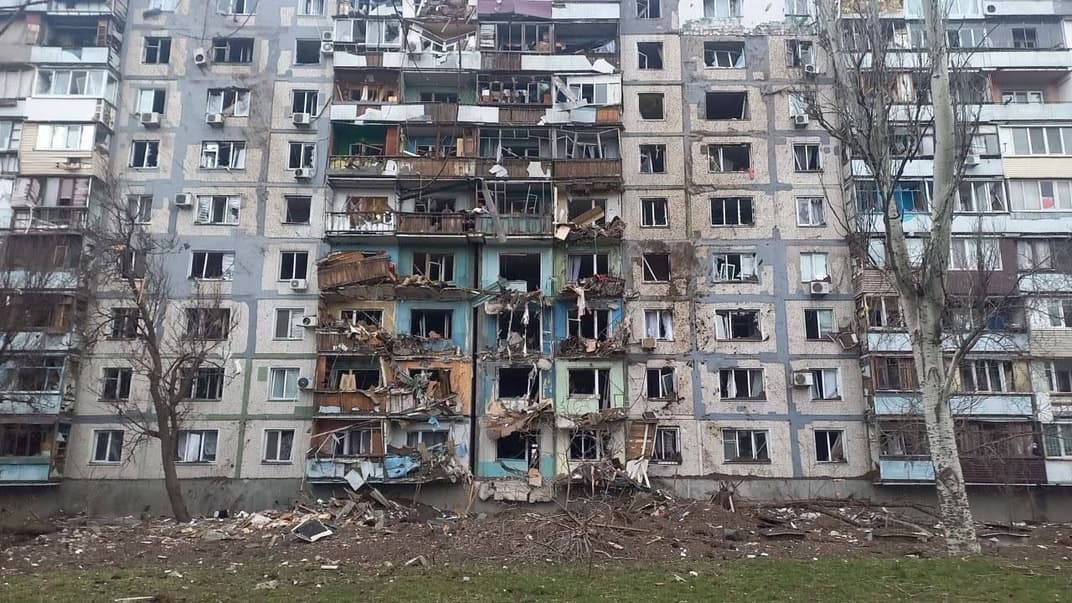 Запорожье после российских обстрелов, 22 марта 2024 года