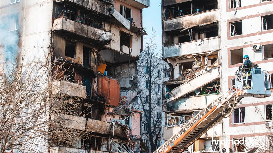 Наслідки російського обстрілу Запоріжжя 22 березня 2023 року