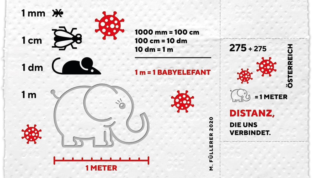 «Коронавирусная» марка от почты Австрии