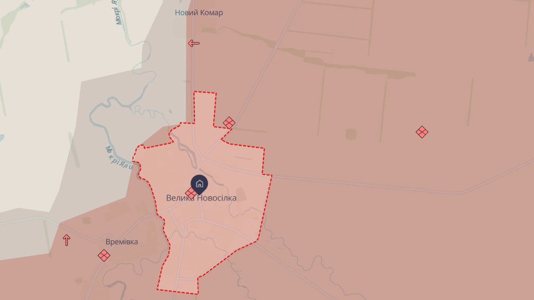 Ситуація довкола Великої Новосілки станом на 29 січня 2024 року