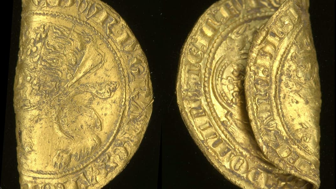 Монета леопард, знайдена в Норфолку в жовтні 2019 року