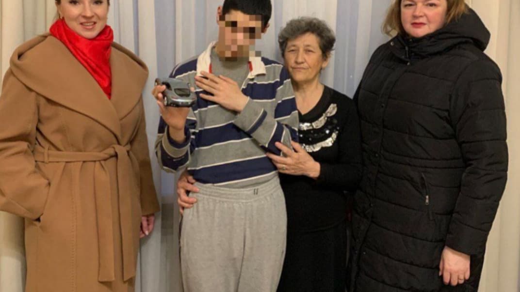 Несовершеннолетний Артем, которого удалось вернуть в Украину