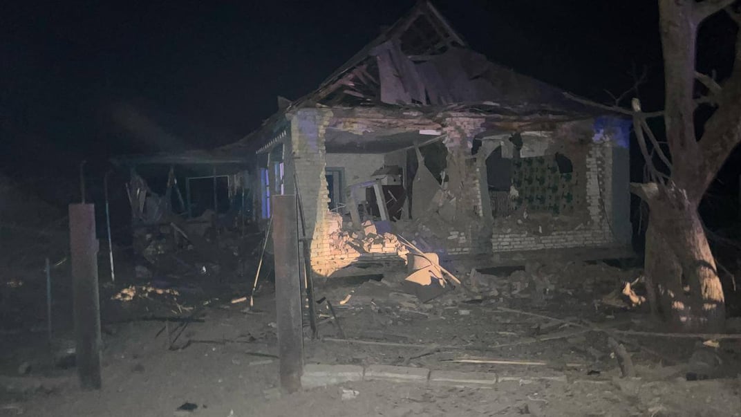 Наслідки нічного російського удару по Київщині Наслідки нічного російського удару по Київщині, 25 лютого 2025 року