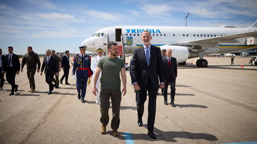 Президент Владимир Зеленский в Испании