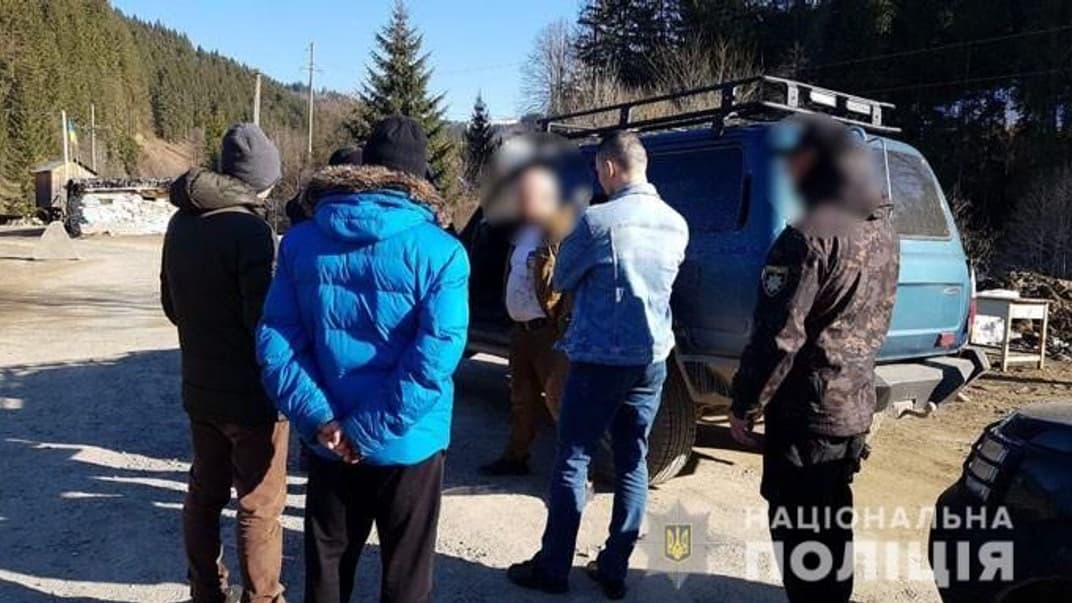 Задержание одного из участников схемы