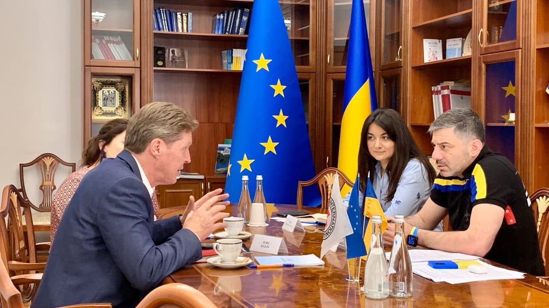 Омбудсмен Дмитрий Лубинец на встрече с делегацией МККК