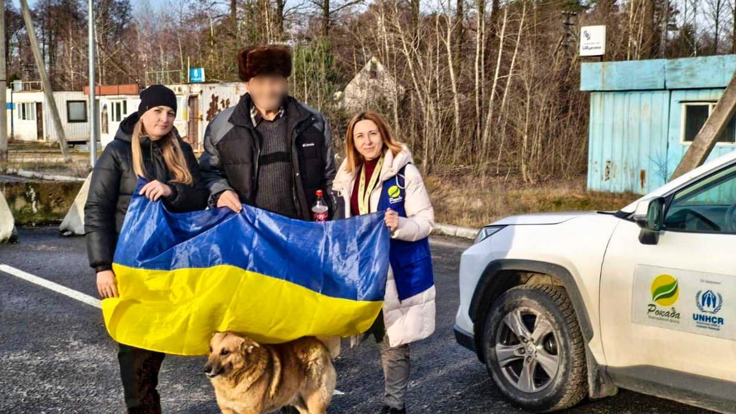 Украинцы, которые смогли выехать с временно оккупированных территорий