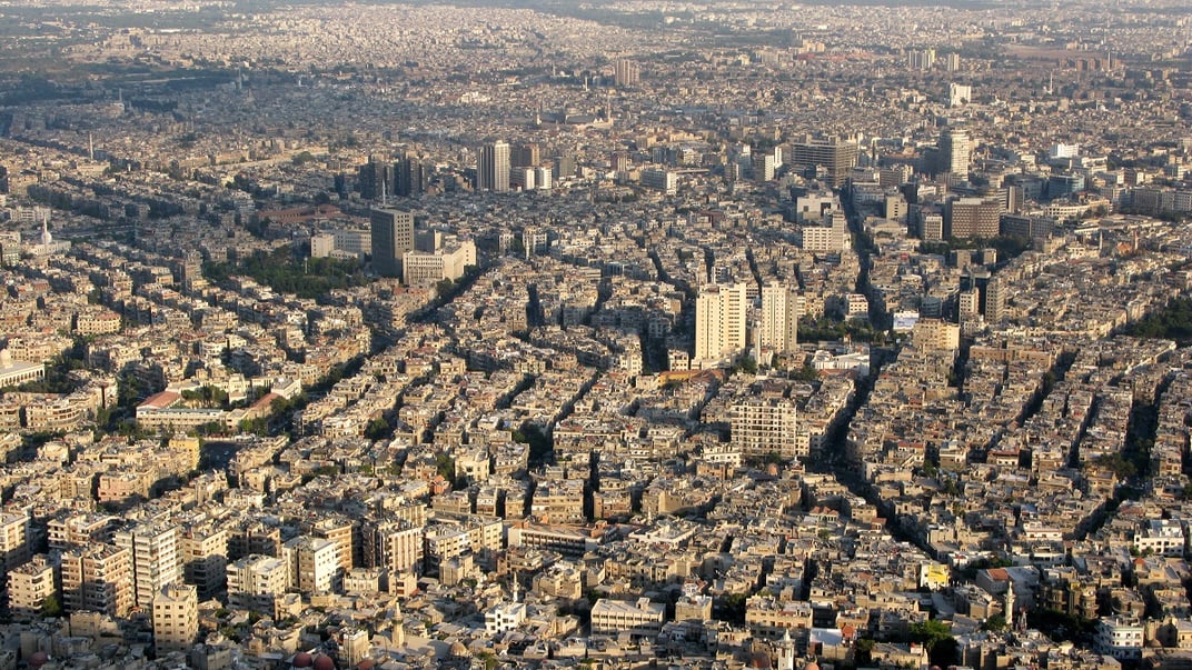 Ілюстративне фото. Вид на Дамаск — столицю Сирії