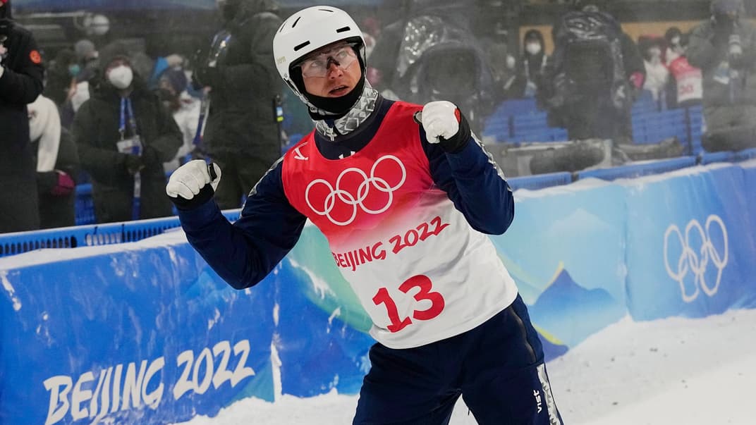 Фристайліст Олександр Абраменко на Олімпійських іграх у Пекіні, 16 лютого 2022 року