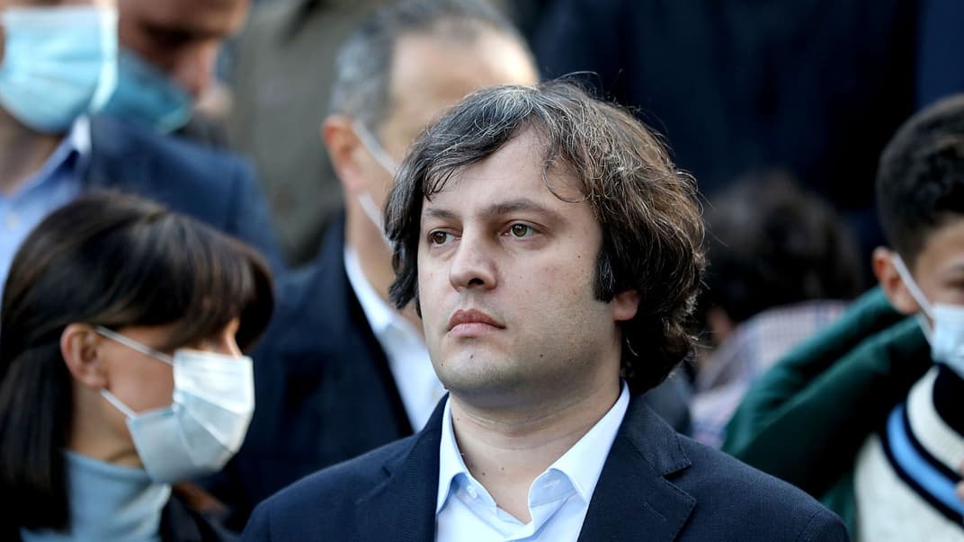 Глава грузинської партії «Грузинська мрія» Іраклі Кобахідзе, 27 жовтня 2021 року