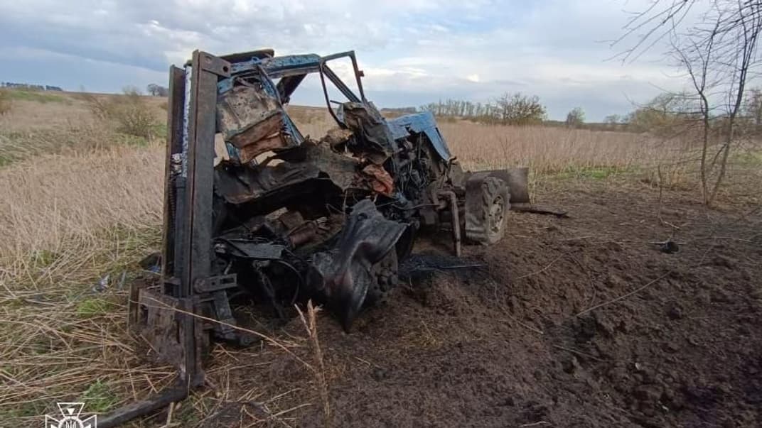 Трактор підірвався на міні в Київській області, 8 квітня 2023 року