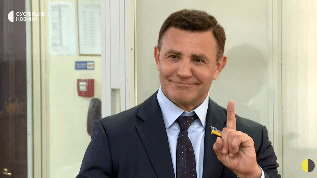Микола Тищенко Микола Тищенко в залі ВАКС, Київ, 3 липня 2026 року