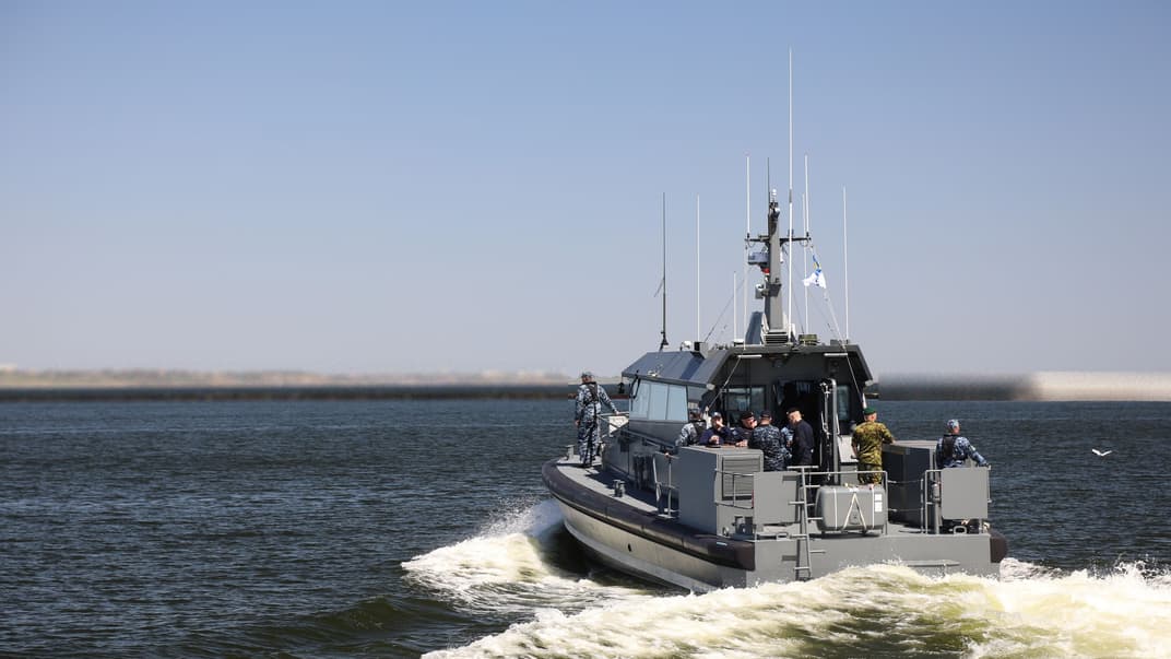 Один из переданных Эстонией катеров