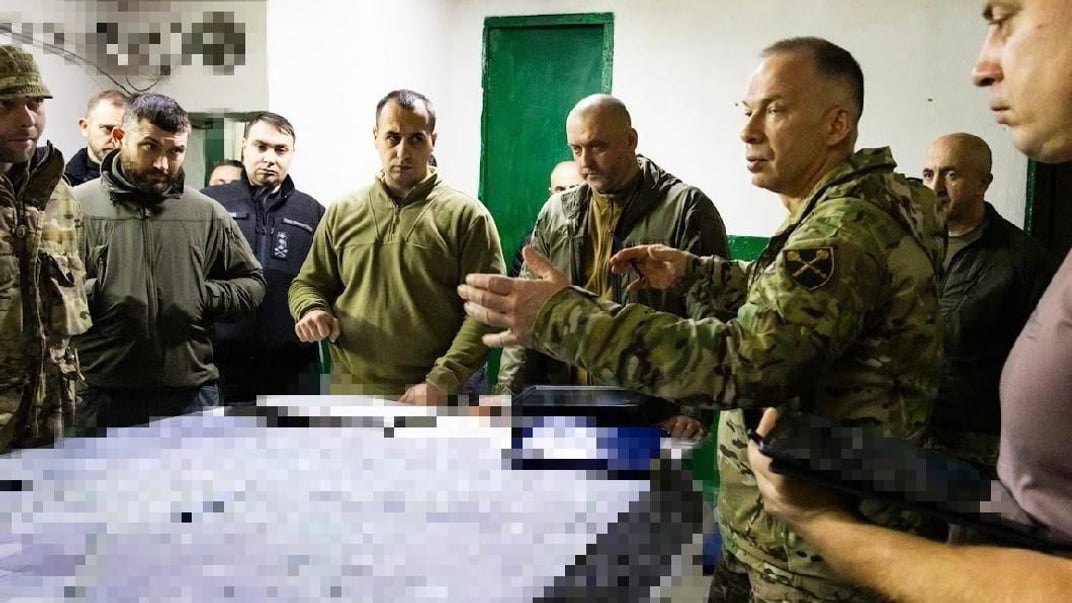 Главнокомандующий ВСУ Александр Сырский на Покровском направлении, 1 ноября 2025 года