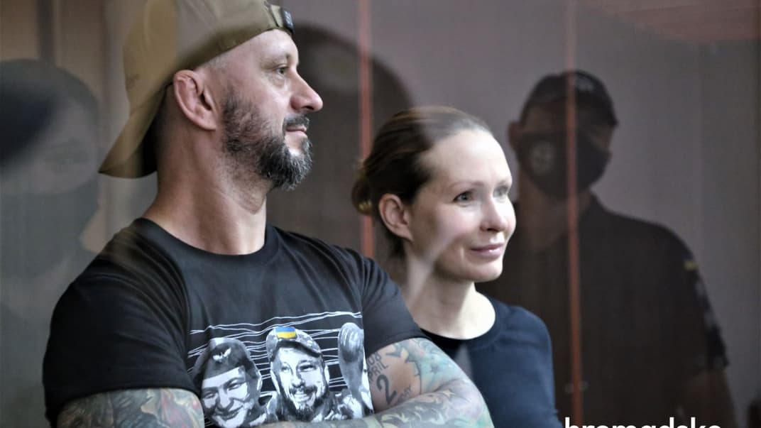 Підозрювані Андрій Антоненко та Юлія Кузьменко у Печерському суді Києва, 17 липня 2020 рік