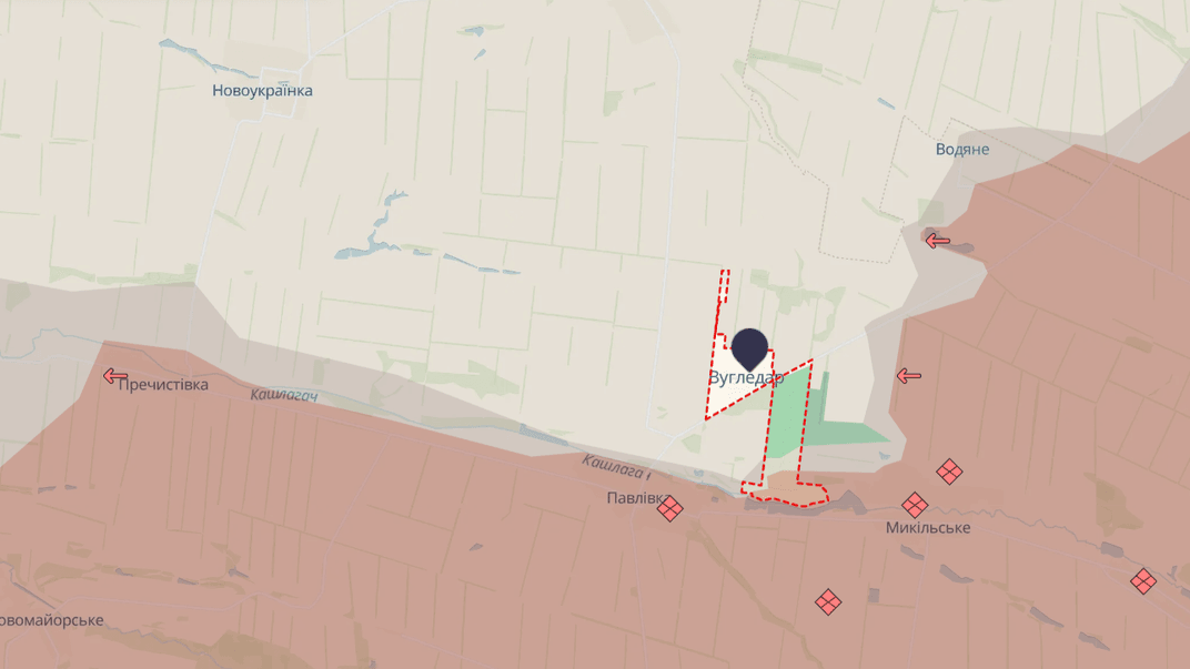 Ситуация вокруг Угледара в Донецкой области
