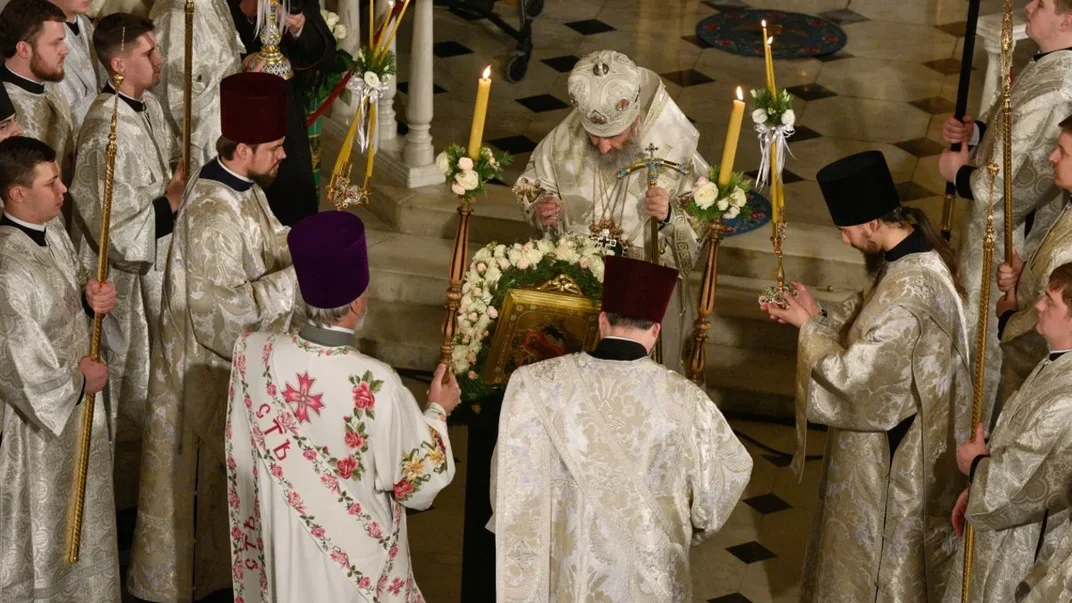 Богослужіння напередодні Різдва в Києво-Печерській лаврі