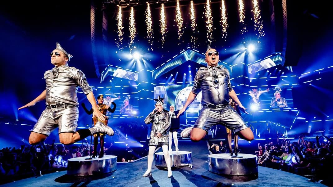 Выступление Верки Сердючки на Het Grote Songfestivalfeest, ноябрь 2023 года