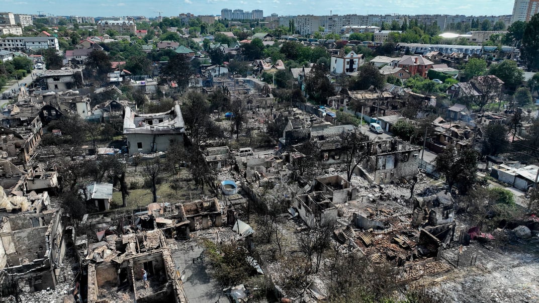 Наслідки обстрілу Вишневого Наслідки обстрілу Вишневого