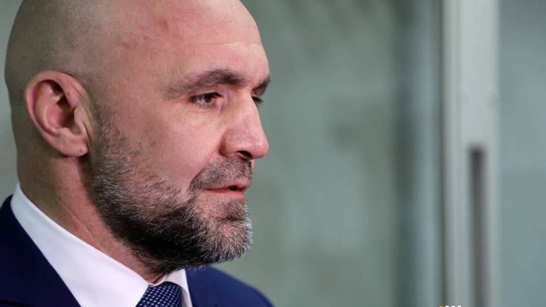 Владислав Мангер во время заседания Шевченковского суда Киева, 2 апреля 2019 года