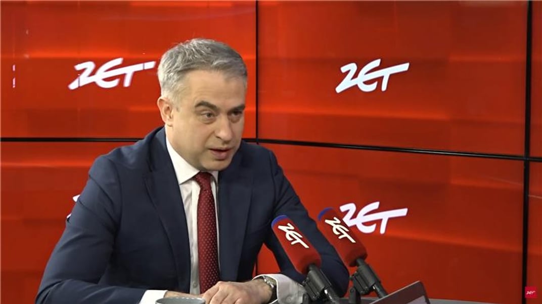 Міністр цифровізації Польщі Кшиштоф Гавковський на етері програми Gość на Radio ZET