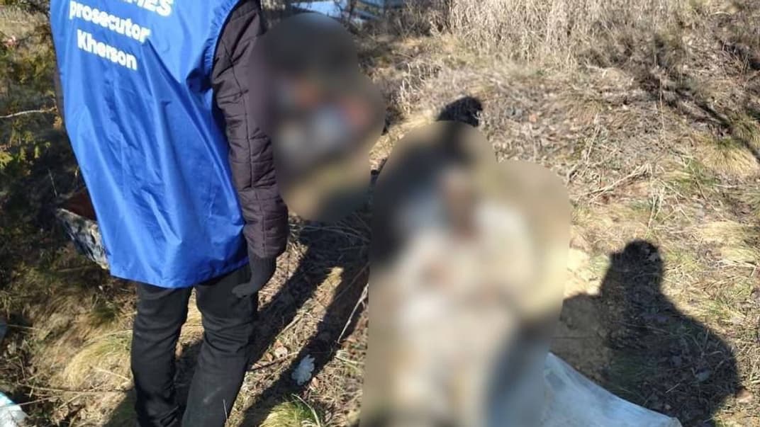 Місце ексгумації загиблих