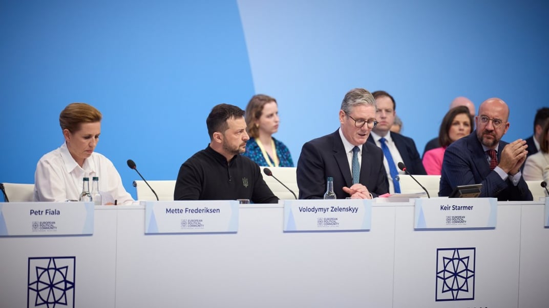 Президент України Володимир Зеленський на саміті Європейської політичної спільноти, Велика Британія, 18 липня 2024 року