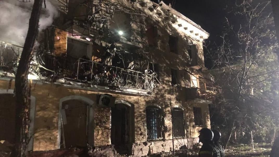 Наслідки російського удару по Запоріжжю в ніч проти 24 вересня 2022 року