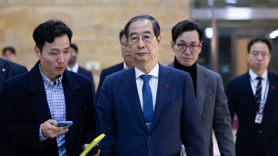 Прем'єр-міністр Південної Кореї Хан Дак Су Прем'єр-міністр Південної Кореї Хан Дак Су