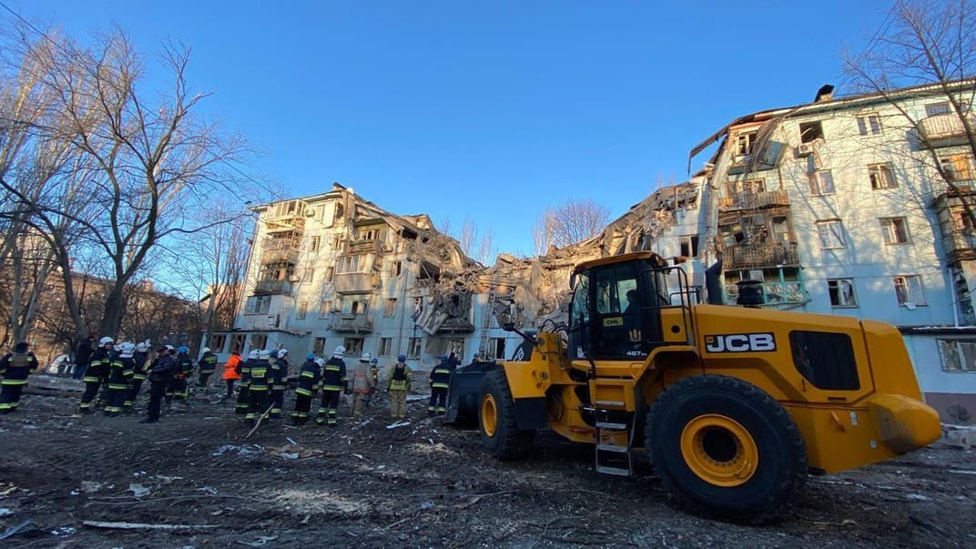 Будинок у Запоріжжі, який обстріляли росіяни