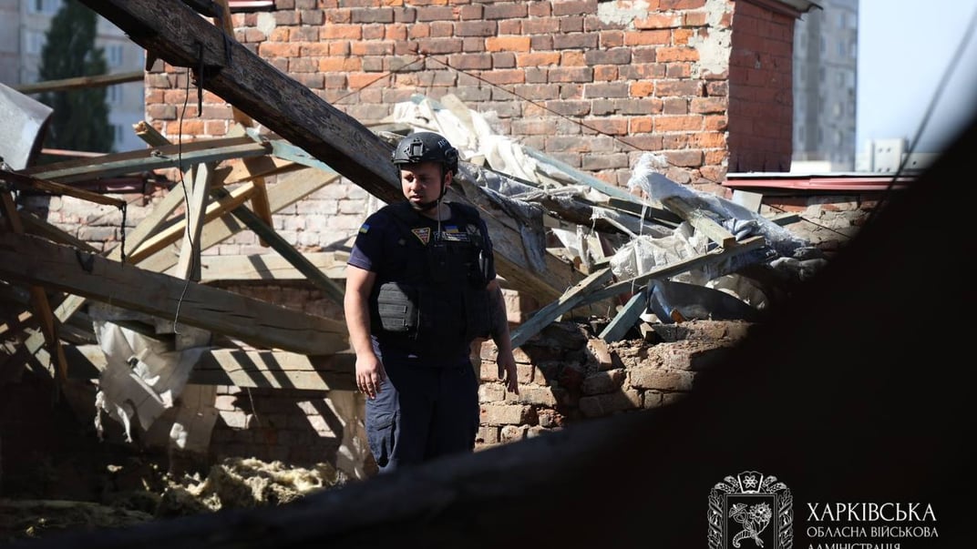 Последствия российского обстрела в Харькове, 16 сентября 2025 года