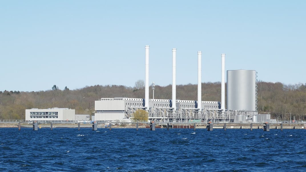 Берегова електростанція в Кілі, Німеччина