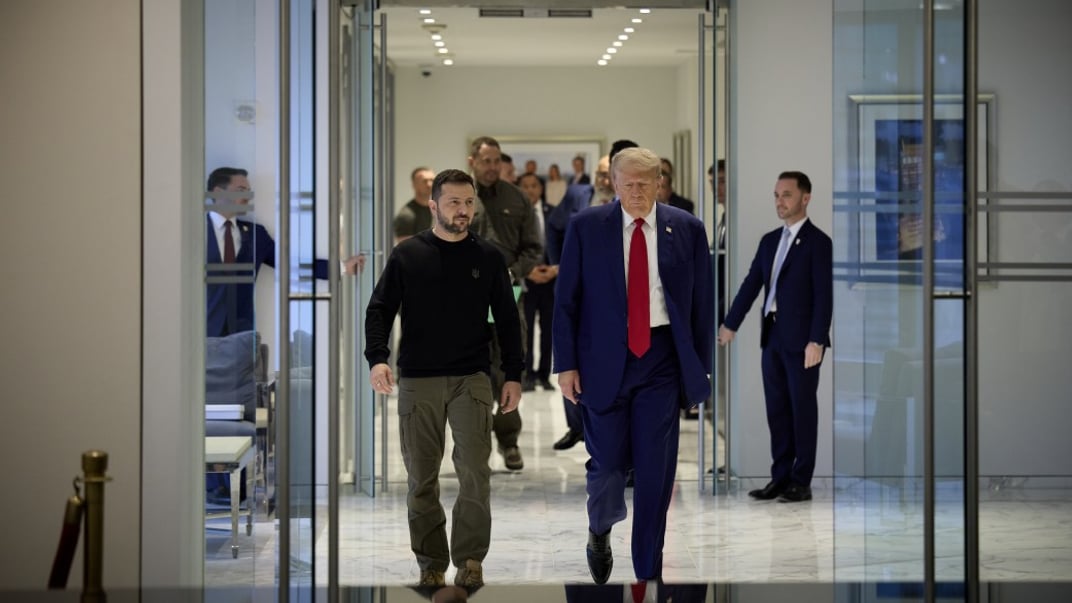 Президент України Володимир Зеленський та його американський колега Дональд Трамп. Ілюстративне фото