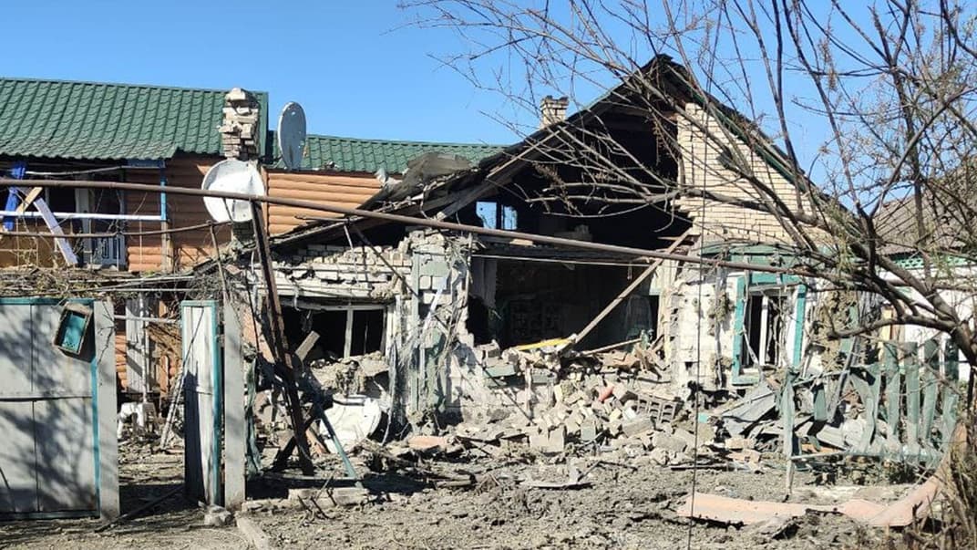 Последствия обстрелов Донецкой области