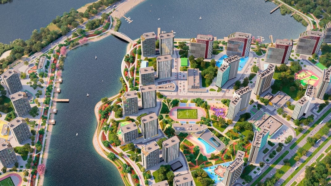 Візуалізація ЖК H2O на «Осокорках» у Києві