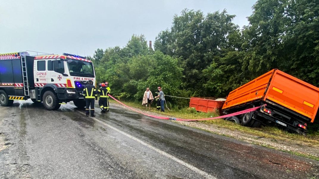 Наслідки ДТП на Тернопільщині